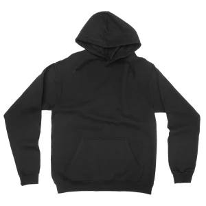 Marsboy Men's Black Hoodie Without Zip