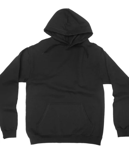 Black hoodie men's without a Zipper