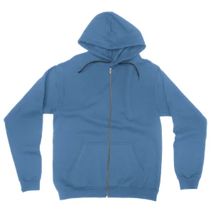 Marsboy Men's Blue Colored Hoodie with Zip