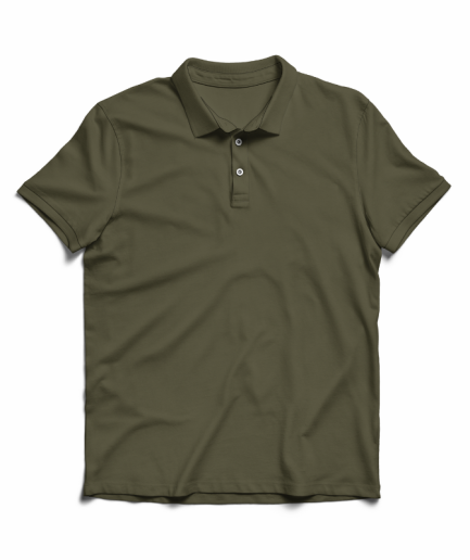 Marsboy Olive green Polo T-shirts for men