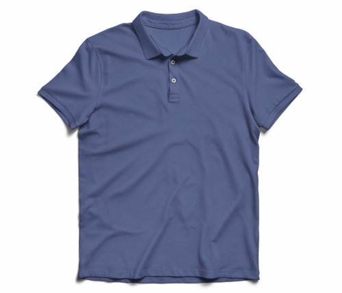 Marsboy Marlin Blue Plain Polo T-shirt