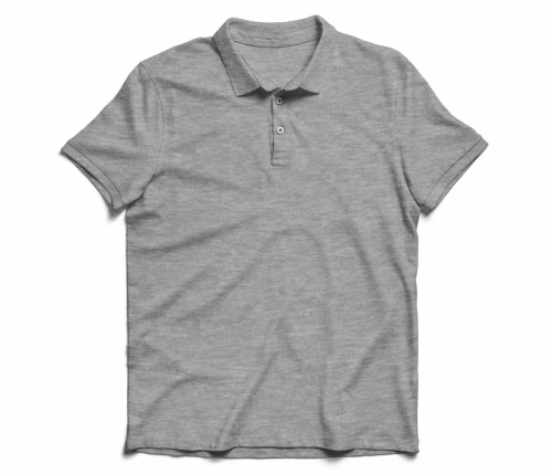 Marsboy Plain Grey Polo T-shirt for men