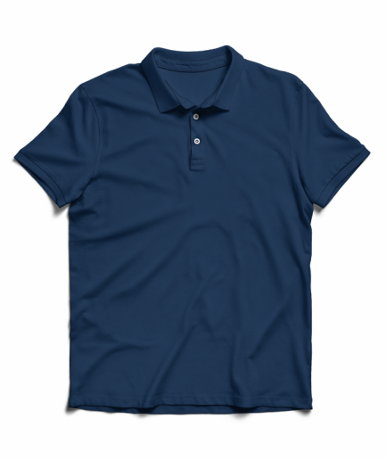 Marsboy Plain Polo T-shirt Dark Navy