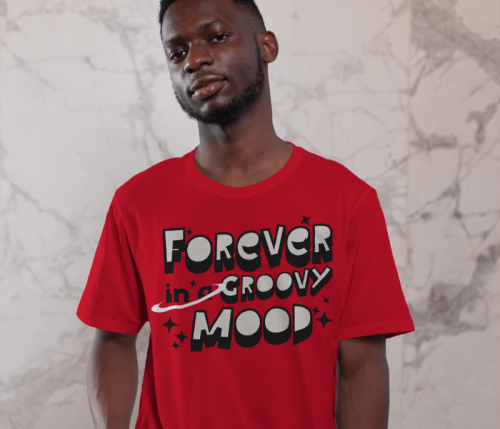 Marsboy Red Round Neck T-shirt - Night wear