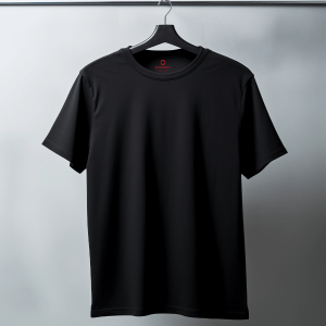 Plain Oversized Black T-Shirt For Men